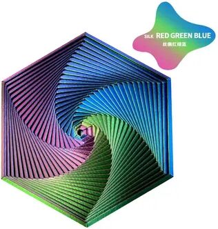 Friendly Fresh Finds Fractal Fidget Hexagon Toy Portable Stress Reliever & Sensory Desktop Ornament mix