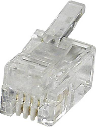 Econ Connect MPL44R Modular-Stecker MPL44R Stecker, gerade Polzahl Sensoren 4P4C Klar