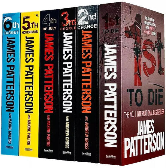 Headline Women's Murder Club Series 1 Collection (Books 1-6) by James Patterson - 6 Book Paperback Crime Thriller Set - Adult Fiction