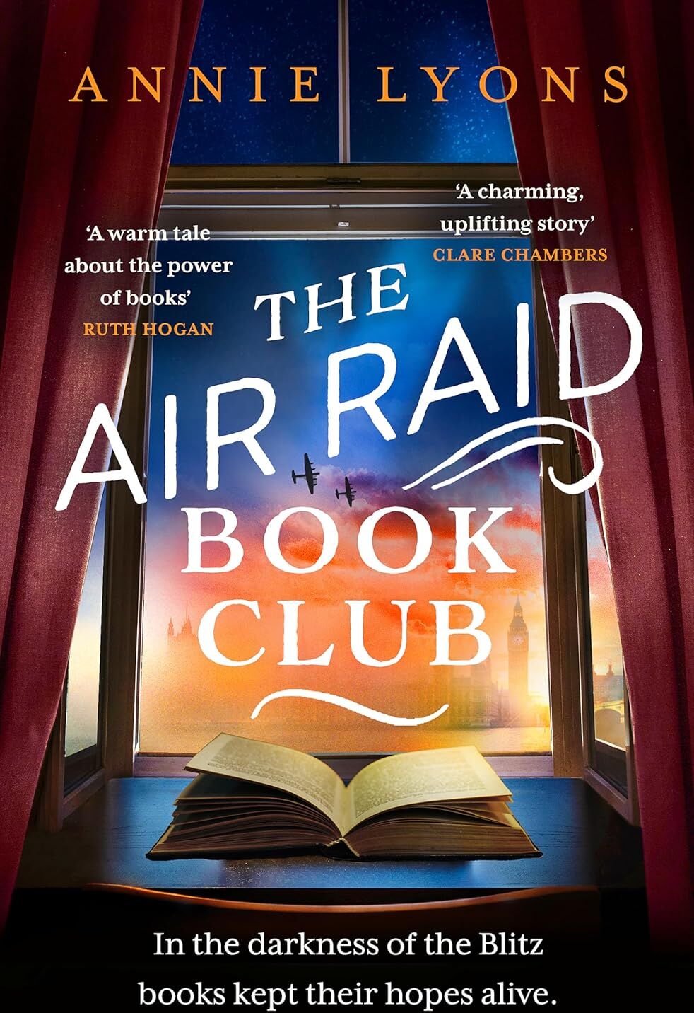 Headline Review The Air Raid Book Club by Annie Lyons - Paperback - Uplifting WWII Historical Fiction About Friendship and Books
