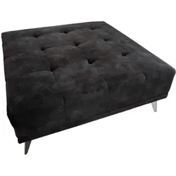 HOCKER WIOLO Anthrazit Velvet
