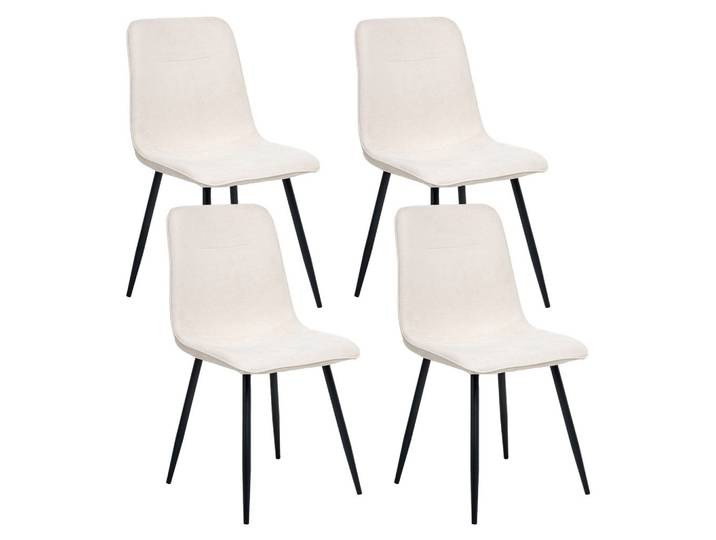 ESSZIMMERSTUHL 4er-Set Hellbeige Tuscola