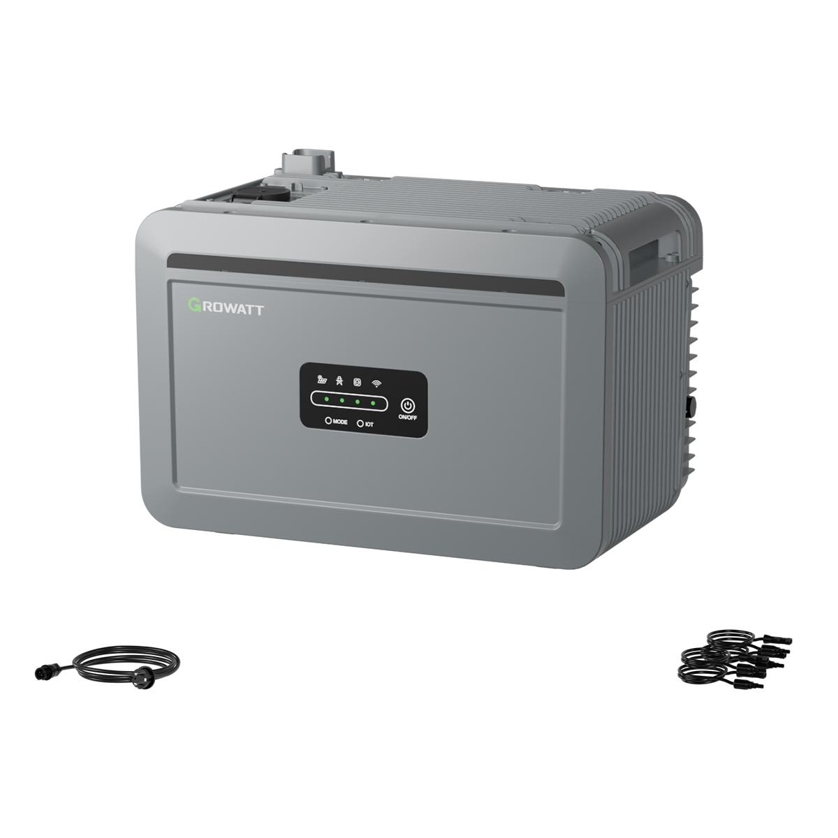 Growatt NEXA 2000 Speicher All-in-One 2048Wh Balkonkraftwerk Speicher, 4 MPPT, Maximale PV-Eingangsleistung 2 600 W(0% MwSt)