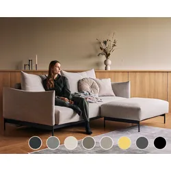 Innovation »Malloy« Klappsofa 579 Kenya Gravel