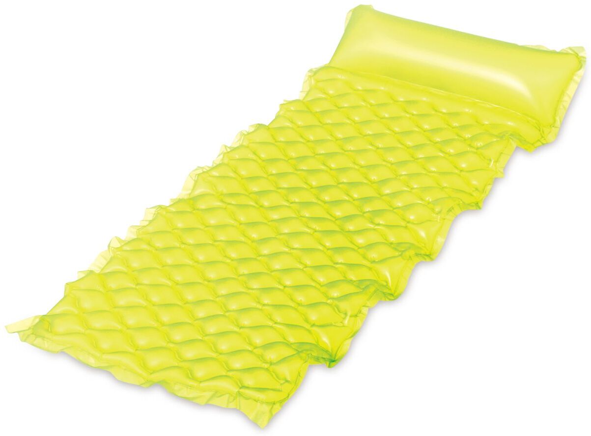 Summer Waves Luftmatratze Komfort neon gelb 1,75 m x 80 x 17 cm