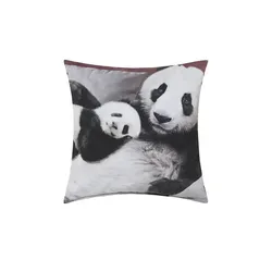 Dekokissen  Panda , grau , Maße (cm): B: 45 T: 15.0