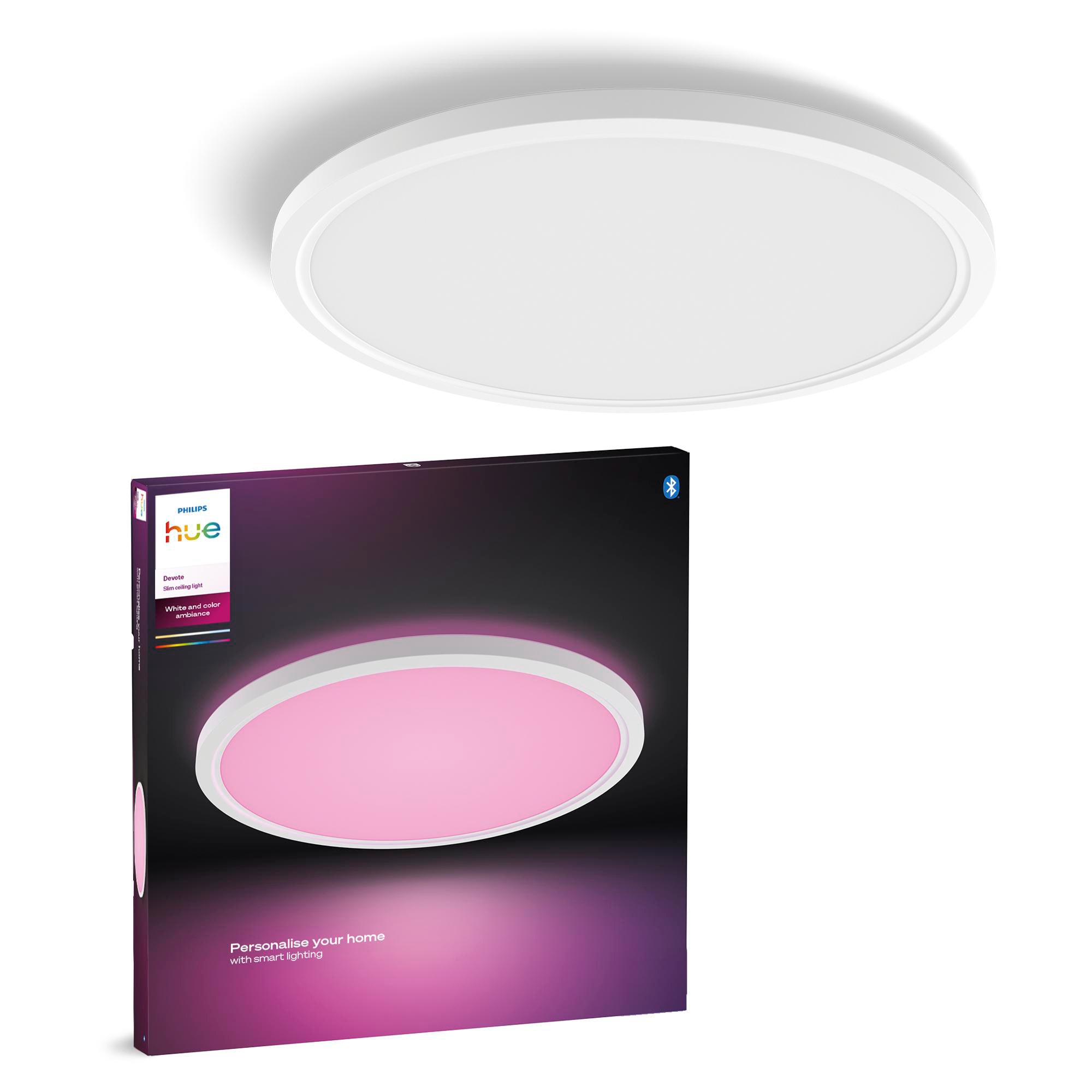 Philips Hue Devote smarte Deckenleuchte rund 43cm 8721103104717