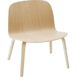 Visu Stuhl 39,5 cm helle Eiche auf Holzbeinen