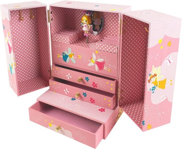 Armoire Musicale Princesse Rose Figurine Princesse - Trousselier