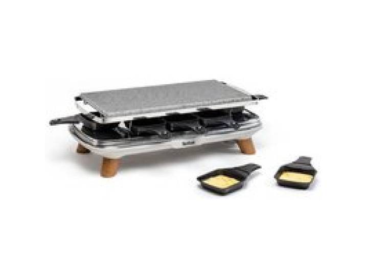 Tefal Raclette Pierrade Gourmet 1350 W 8 coupelles maxi profondes PR620D12