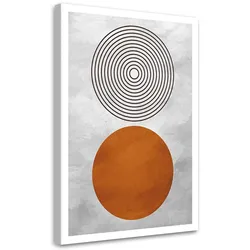 WANDBILD geometrische boho formen