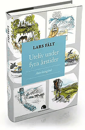 Casström Vildmarksbiblioteket Uteliv under fyra årstider - Anteckningsbok