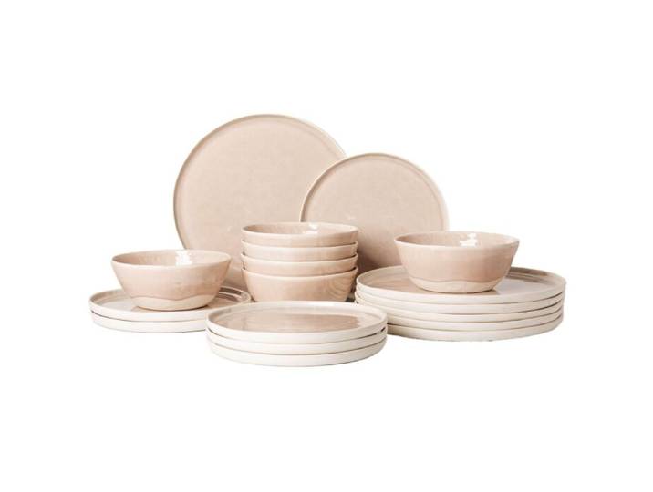 Geschirr-Set Baros 18-teilig rosa