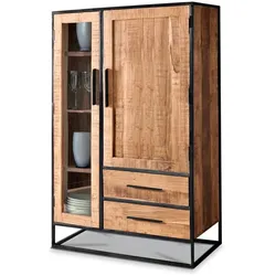 WOLFMÖBEL Highboard Spring Holz Braun Akazie