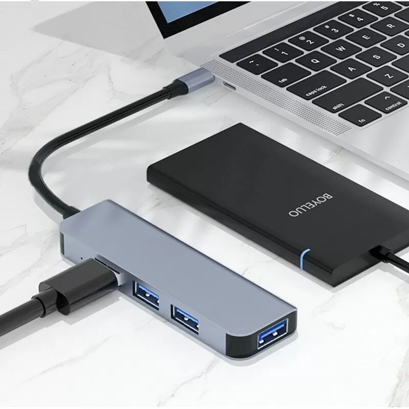 INF USB-Hub – 1 USB 3.0-Anschluss und 3 USB 2.0-Anschlüsse