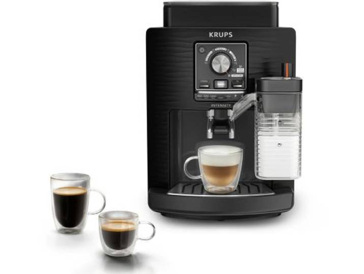 Krups - Expresso Broyeur Intensity Lait, Machine Espresso Automatique, 5 Boissons Ea5028e0