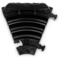 Defender, Kabelschutz + Kabelführung, MINI C MK2 RIGHT BLACK - Kabelbrücke 3 Kanäle 45° Bogen rechts mittlere Belastung Höhe 5cm (Kabelbrücke)