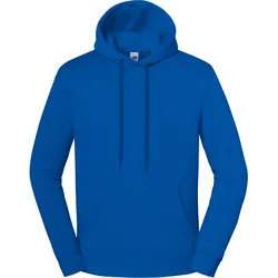 Fruit of the Loom Iconic Premium Hooded Sweat Unisex Hoodie mit CiCLO® Technologie, nachhaltig, royal, M