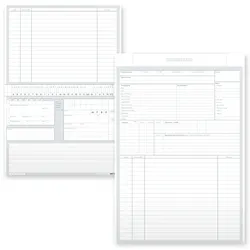 Karteikarten ALPHAsafe DIN A5 quer Typ Facharzt/Allgemeinmedizin (500Stck.)
