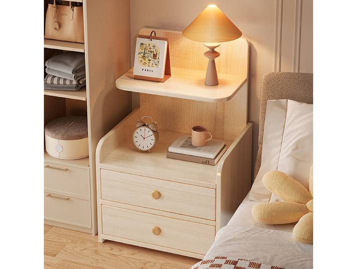 Table de chevet petite et simple, style moderne, pour chambre à coucher, meuble de rangement, petite armoire, étagère de chevet pour chambre à louer