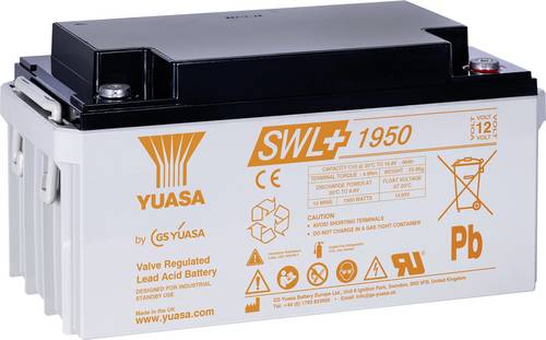 Yuasa SWL+1950 Bleiakku Blei-Vlies (AGM) 74Ah 12V 1St.