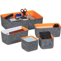 Relaxdays, Schreibtisch Accessoire, Schubladenorganizer