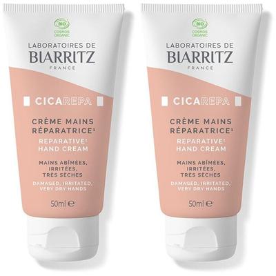 Laboratoires DE Biarritz Crème Mains Réparatrice Cica Repa - réparatrice pour les ma 2x50 ml Hautcreme