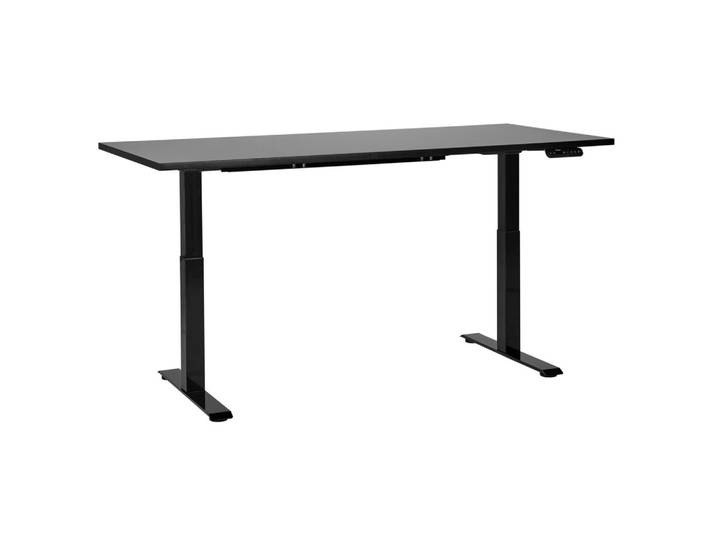 SCHREIBTISCH schwarz 180/80 cm elektrisch höhenverstellbar Destin III