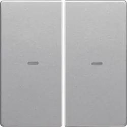 Berker Abdeckung 2f.alu/lack 80960321