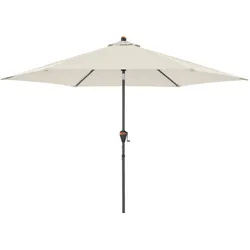 doppler Mittelmastschirm myZONE 305 Auto Tilt, Aluminium Anthrazit / 100 % Polyester 180 g/m2 Natur