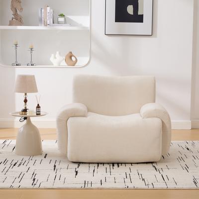 GREATPLANINC Oversized Chenille Boneless Accent Chair
