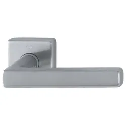 Hoppe, Türgriff + Türgarnitur, Rosettenhalbgarnitur Dallas E1634Z/52 Edelstahl F69 Vierkant 8 mm