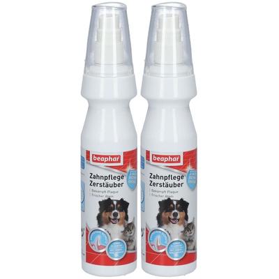 Beaphar Zahnpflege Zerstäuber Spray f.Hunde/Katzen 2x 2x150 ml