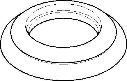 Dornbracht rosace 55x10 Madison chromé 092735002-00 092735002 D 55 x 10 mm chromé