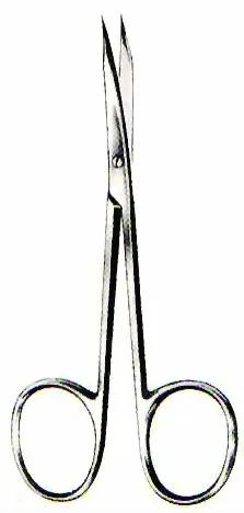 Zepf medical instruments GmbH Fadenschere nach Stevens gebogen fein 11,5 cm, spitz / spitz, verjüngte Spitzen 08-3601-11