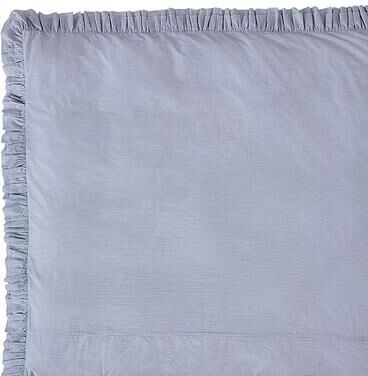 Effie Ruffled Duvet Cover - Cornflower, Full/Queen - Ballard Designs