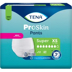 Tena Pants Super Xs bei Inkontinenz 12 ST