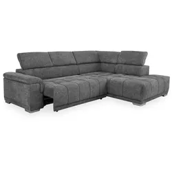 Polsterecke FONDI (BHT 296x103x223 cm) - grau - BHT 296x103x223 cm