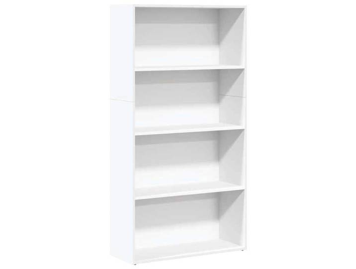 Remise Étagère à domicile - Blanc - Bibliothèque contemporaine - blanc - 80x30x152cm - bois d'ingénierie_hqu90q