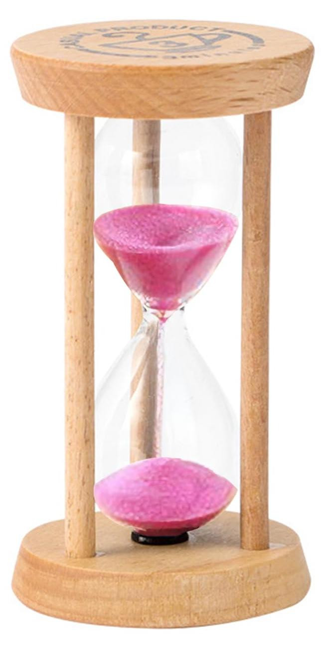 Dripio Houten zandloper 3 minuten timer voor tandenpoetsen, koken of studeren