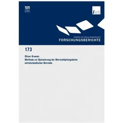 Methode zur Optimierung der Wertschöpfungskette mittelständischer Betriebe, Fachbücher von Oliver Kramer