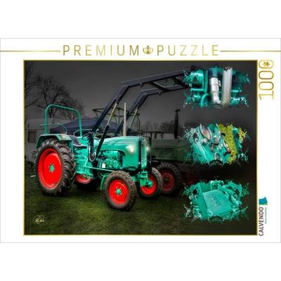 CALVENDO Puzzle Oldtimer Traktor Kramer | 1000 Teile Lege-Größe 64x48cm Foto-Puzzle für glückliche Stunden, Game von , Calvendo Puzzle