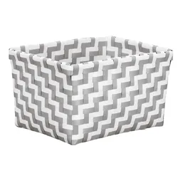 Aufbewahrungsbox DOUBLE BOX (LBH 20x16,50x12 cm) - silber - LBH 20x16,50x12 cm