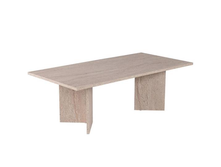 Mid.you Couchtisch, Elfenbein, Holzwerkstoff, rechteckig, 119x40x60 cm, Wohnzimmer, Wohnzimmertische, Couchtische, Couchtische eckig