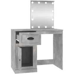 vidaXL, Schminktisch, Camenas (mit LED) (90 x 50 x 132.50 cm)