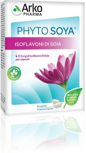 Arkopharma Phytosoya 17,5 mg Integratore Menopausa 60 Capsule