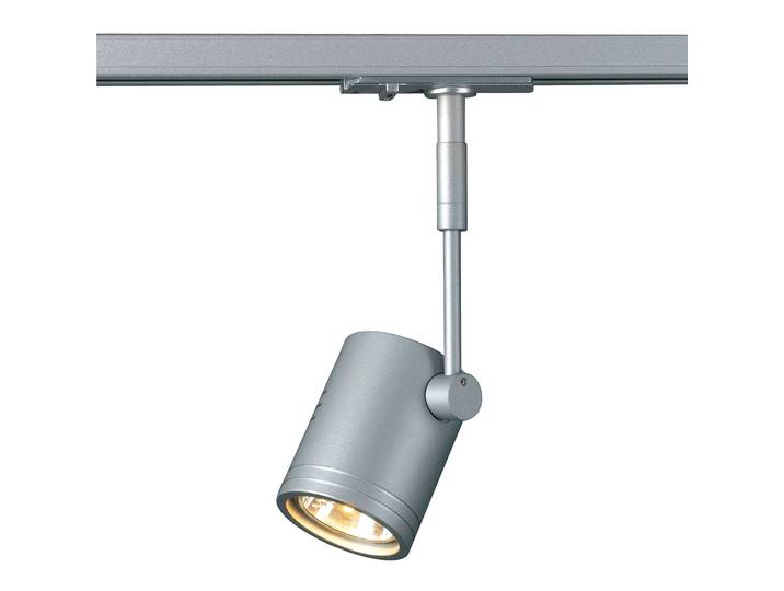 SLV Bima I Strahler für HV-Schiene BIMA, dimmbar, alu / grau / zink, für Wohn- / Esszimmer, Aluminium