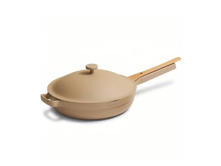 Our Place Mini Always Pan 5,1–21,6 cm (1,2 Qt) Antihaftbeschichtete, ungiftige Keramik-Kochgeschirr Patentierte 10-in-1-Aluminium-Brat- und Schmorpfanne Sicher für Ofen, Induktion und alle