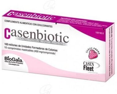 Casen Biotic Strawberry 10 Chewable Tablets