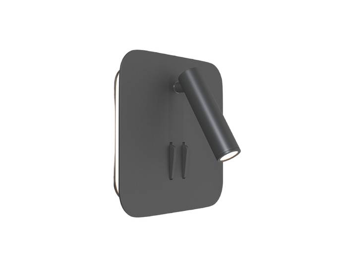 Quadratische Flexible LED-Wandlampe „IOS“ Schwarz Maytoni